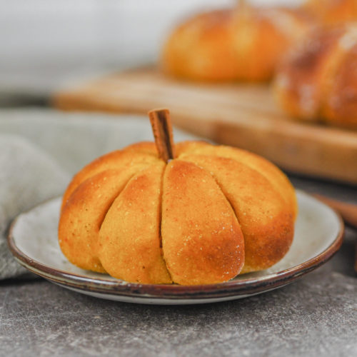 Vegane süße Kürbisbrötchen von Timeforsoulfood